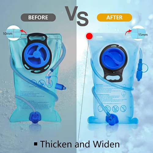 Miniatura 5 de NONSAR Mochila de hidratación de 3L con bolsa de agua, mochila de agua aislada para mujeres, hombres, niños, mantiene los líquidos frescos hasta 5