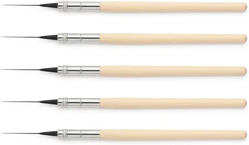 Juego de 5 extensores de lápiz, alargador ajustable con mango de madera (4.9 pulgadas / 4.9 in) para lápices de colores y grafito, extender los