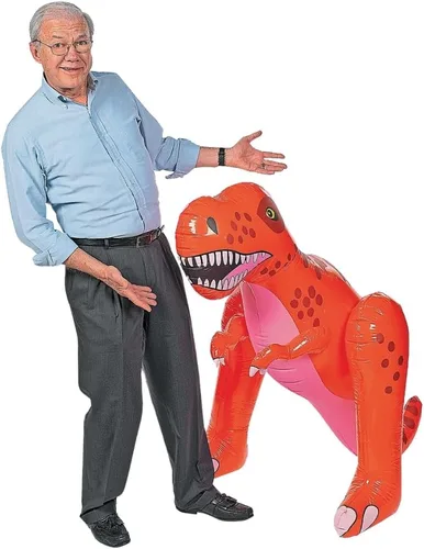 Miniatura 3 de Dinosaurio enorme e inflable de vinilo, 4 pulgadas, de Fun Express