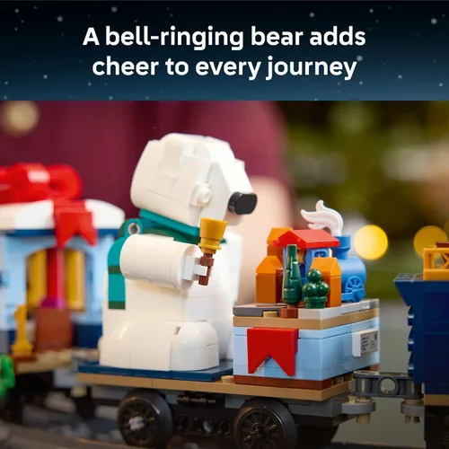 Miniatura 6 de LEGO Icons Holiday Express - Juego de construcción de tren para adultos, a partir de 18 años, decoración del hogar de temporada para dormitorio