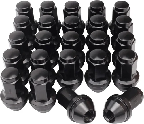 Miniatura 10 de Tuercas de llanta OEM M14x1.5 24PCS para 2015-2024 F150, Expedition, Navigator, Tuercas de rueda de 14x1.5 Fábrica de aluminio de una pieza, OEM #