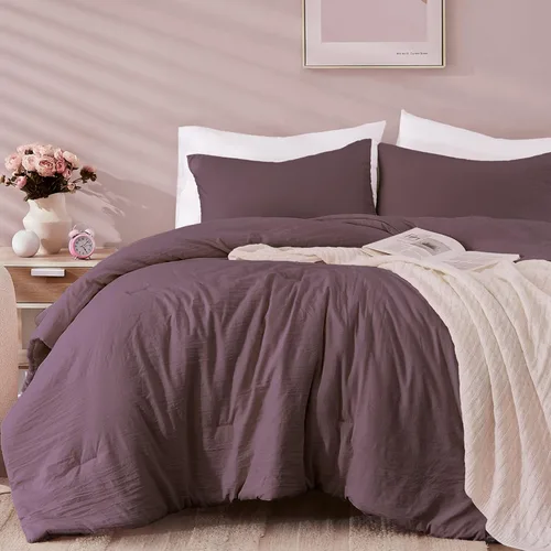 Miniatura 10 de WRENSONGE Juego de edredón individual/individual XL para niñas, niños y adolescentes, 1 edredón blanco y 1 funda decorativa de almohada