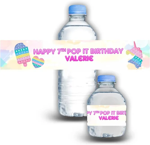 Miniatura 7 de Calcomanías impermeables para botellas de agua para niños, personalizables, paquete de 12 (coches)