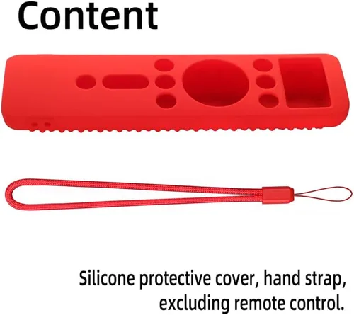 Miniatura 7 de Hi Color Funda de silicona para control remoto VIZIO XRT260 Smart TV, a prueba de golpes, antideslizante, cordón (negro)