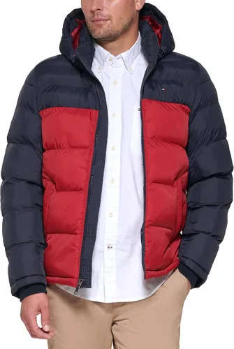 Miniatura 21 de Tommy Hilfiger - Chaqueta acolchada con capucha de relleno alternativo para hombre (tallas estándar y para personas grandes y altas)