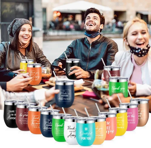 Miniatura 6 de Norme 12 piezas de regalo de agradecimiento para mujeres, hombres, empleados, regalo de agradecimiento con texto en inglés "May You Be Proud", vaso