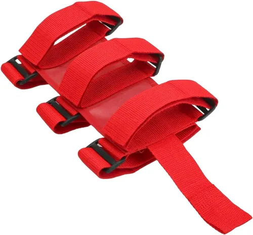 Miniatura 9 de Soporte para extintor de barra enrollable Ohleats, correa ajustable para extintor de incendios con patrón de bandera americana, accesorios