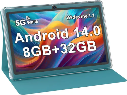 Miniatura 8 de ZZB Tablet Android 14 de 7 pulgadas, 8 GB de RAM (4 GB expandibles) 32 GB ROM Tablets soporta 1 TB MicroSD, Widevine L1, tableta de doble cámara 5G