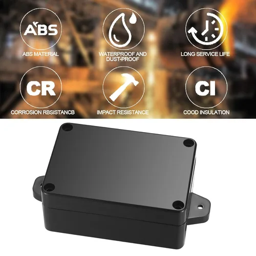 Miniatura 4 de Caja de Proyecto, 4 piezas Cajas de Conexiones, Cajas Eléctricas Impermeables IP65, Plástico ABS a Prueba de Polvo Caja de Proyecto Eléctrico Cajas