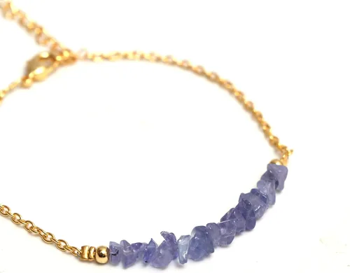 Miniatura 39 de Gempires Natural Chips Bar Bracelet, Energy Healing Crystals, Birthday, Gift for Her, Gemstone Jewelry 8 inch
