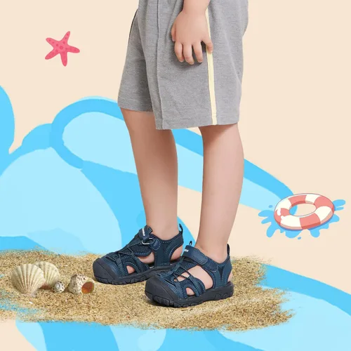 Miniatura 2 de Roknemo Sandalias ligeras para niños y niñas, zapatos de agua para niños y niñas, para verano, atléticas, deportivas, para exteriores, playa