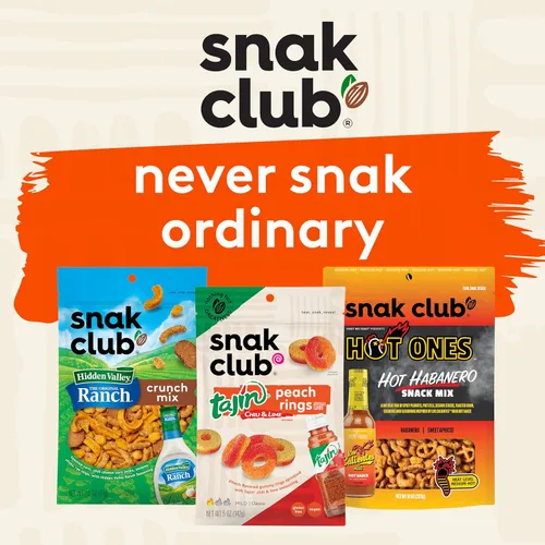Miniatura 7 de Snak Club Cacahuetes de caramelo, cacahuetes confitados con capa de praliné y crema dulce, aperitivo sin gluten y kosher, bolsas de 2 onzas, paquete