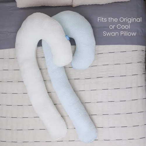 Miniatura 4 de Contour Funda de almohada Swan - Blanco, 1 paquete
