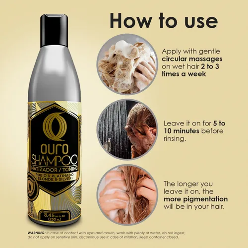 Miniatura 5 de OURO Champú Tonificante (8.45 fl oz)
