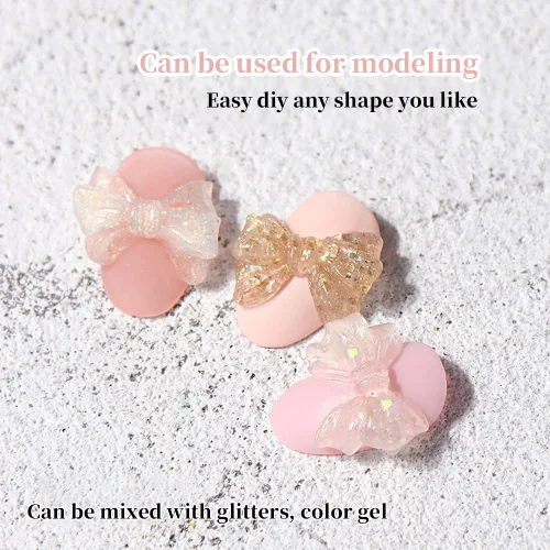 Miniatura 3 de VARNAIL Kit de extensión de uñas, gel de construcción sólido, gel de construcción de uñas no pegajoso con gel básico y herramientas, lámpara