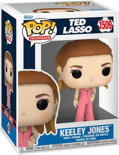 Funko POP! TV: Ted Lasso - Keeley Jones - (Rosa) - Figura de vinilo coleccionable - Idea de regalo - Mercancía oficial - para niños y adultos - Fans