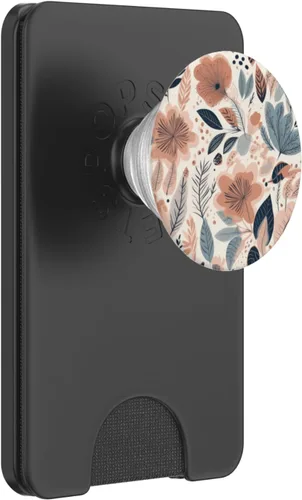 Miniatura 7 de PopSockets con estampado floral neutro y estético, bohemio, color crema