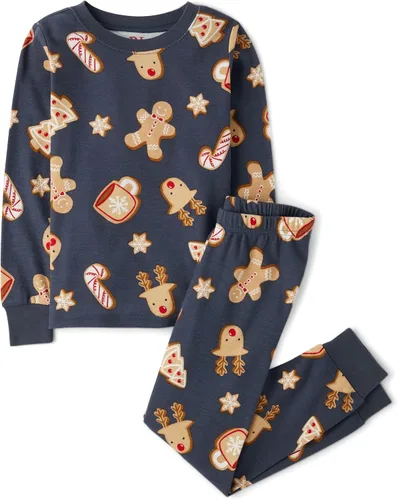 Miniatura 24 de The Children's Place Pijama de Navidad unisex para bebé, algodón Esqueleto