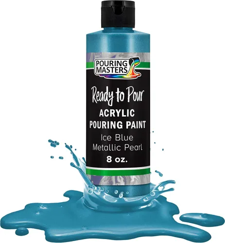 Miniatura 48 de Pouring Masters Royal Blue Metallic Pearl - Pintura acrílica para verter lista para verter – Pintura acrílica líquida premezclada de 32 onzas