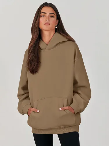 Miniatura 2 de ANRABESS Womens Oversized Hoodies Fleece Sweatshirts Long Sleeve Hooded Pullover Winter Clothes with Pocket