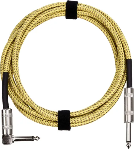 Miniatura 7 de Amazon Basics TS - Cable recto para instrumentos de 1/4 de pulgada para guitarra eléctrica, bajo y teclado con blindaje antiruido, 10 pies