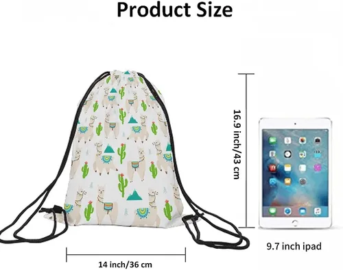 Miniatura 6 de Exóticos tópicos cactus con cordón bolsas mochila bolsa de gimnasio, Multi-a162, Mochilas de viaje
