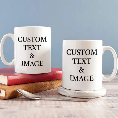 Miniatura 4 de winorax Taza personalizada con imagen y texto, 11 onzas, 15 onzas, tazas de café, regalos para familiares, parejas, amigos, cumpleaños, Navidad