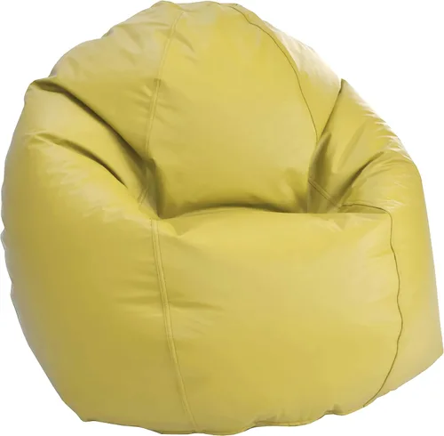 Miniatura 29 de Puf grande de vinilo marino – Puf impermeable para barcos y piscinas – con cuentas de poliestireno y silla rellena de espuma CertiPUR para adultos