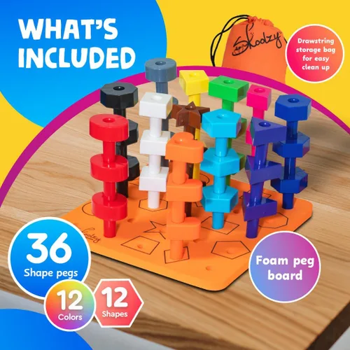 Miniatura 8 de Rompecabezas con estacas 38 piezas