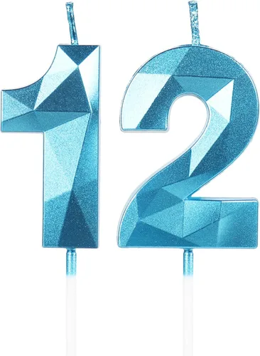 Miniatura 314 de Velas de cumpleaños número 15, velas número 15, velas de feliz cumpleaños de oro rosa para pastel, decoraciones de cobertura de pastel de diseño 3D