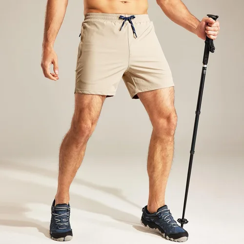 Miniatura 5 de Haimont Pantalones cortos de nailon de secado rápido para hombre con bolsillos con cremallera, ligeros, resistentes al agua, para exteriores