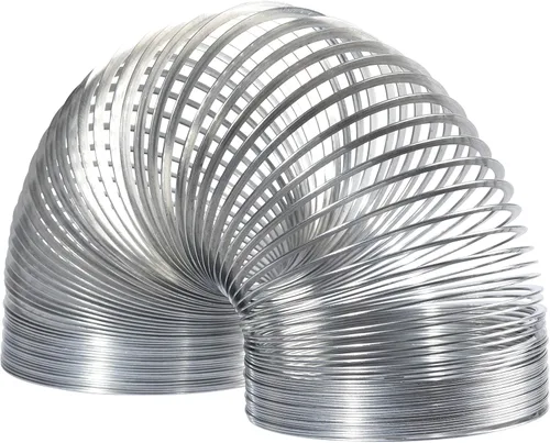 Miniatura 3 de Just Play - Slinky original gigante, resorte que camina de juguete, Slinky de metal, recuerdos de fiesta, juguetes antiestrés, rellenos