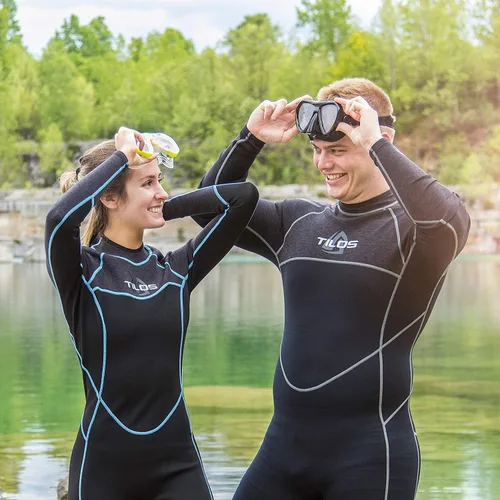 Miniatura 5 de Revo - Máscara de buceo de esnórquel con vista amplia: buceo, esnórquel, buceo libre y natación, 180 máscaras – Gafas de buceo antivaho con doble