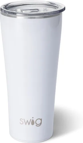 Miniatura 26 de Swig Life - Vaso aislante de 22 onzas, vaso de viaje para café con tapa, taza de viaje para café apta para portavasos, acero inoxidable (Aqua)