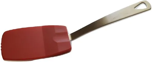 Miniatura 3 de Norpro Mini espátula de nailon flexible de acero inoxidable 18/10 resistente al calor (1 paquete, negro)