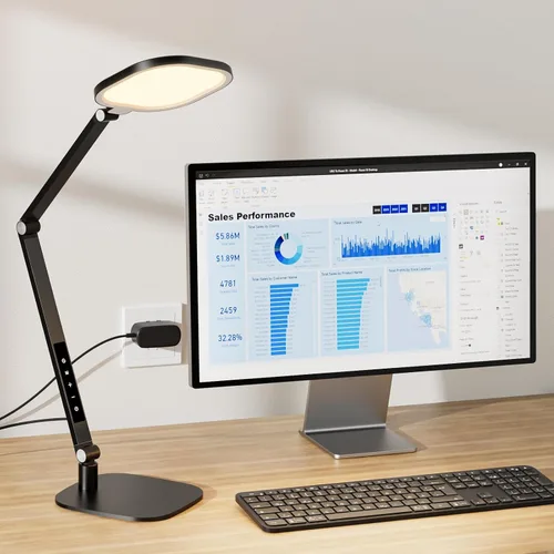 Miniatura 8 de Lámpara de escritorio LED LitONES para hogar/oficina, iluminación de 15W para computadora y zoom con CRI >95, función de memoria y temporizador