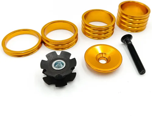 Miniatura 8 de ONIPAX Tapa superior de auriculares ligeros y tuerca de estrella con tornillo de aluminio y espaciadores