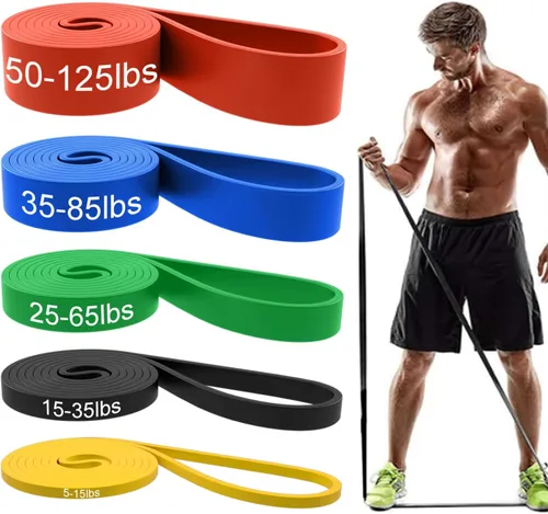 Bandas de resistencia, bandas para entrenamiento con asistencia de tracción - bandas de entrenamiento, bandas de ejercicio, conjunto de bandas de