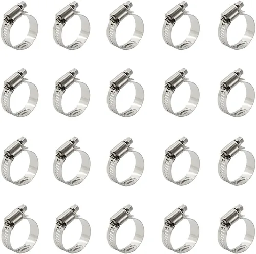 Miniatura 14 de 20 abrazaderas de cable, abrazaderas ajustables de acero inoxidable 304 para conductos, abrazadera de tubo, abrazadera de conducto de aire