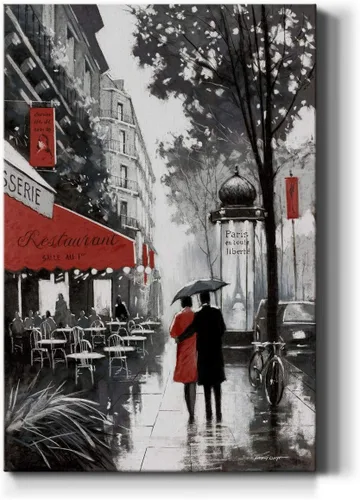 Miniatura 44 de Renditions Gallery Arte de pared de viñedo, decoración de vino rojo y blanco, queso y uvas, arte escénico para cocina o comedor, lienzo de alta
