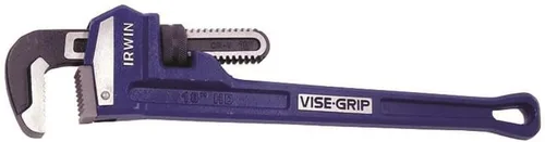Miniatura 4 de IRWIN Tools VISE-GRIP - Llave para tubos, hierro fundido, mandíbula de 2 pulgadas, longitud de 12 pulgadas (274106), azul