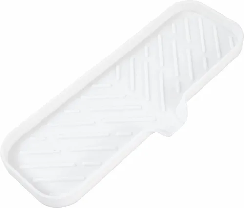 Miniatura 55 de MicoYang Jaboneras de baño de silicona con boquilla de drenaje, organizador de fregadero de cocina, soporte de esponja, bandeja de jabón para Azul