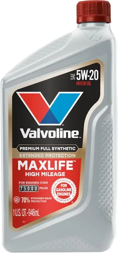 Miniatura 2 de Valvoline - Aceite de motor de protección extendida de alto millaje con tecnología Ultra MaxLife 5W-20, sintético completo, 1 cuarto de galón, caja