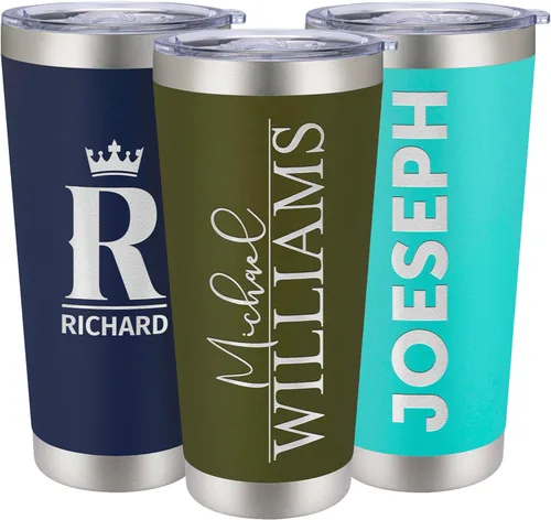 Miniatura 28 de Vasos de viaje personalizado de 20 y 30 onzas, con aislamiento