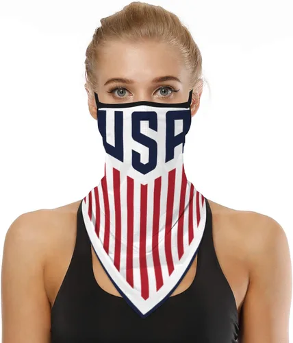 Miniatura 30 de YAYOUREL Polaina para el cuello, bandanas para hombres y mujeres, cubierta de bufanda para la cara con rayos UV, con agujero para las orejas