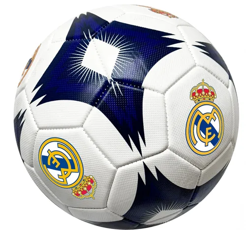 Miniatura 2 de Icon Sports Balón de fútbol del Real Madrid, para todas las edades - Tamaño 2, 4 y 5, balón blanco con licencia del R. Madrid