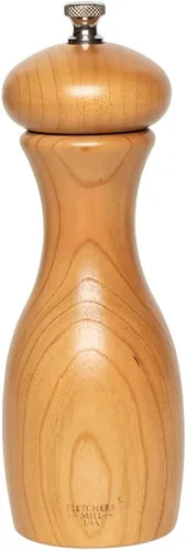 Miniatura 34 de Fletchers' Mill - Colección Marsala de molinillo de pimienta, cereza, 4 pulgadas, grosor ajustable fino a grueso, fabricado en Estados Unidos Negro