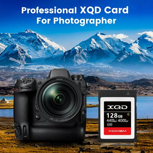 Miniatura 7 de INDMEM Tarjetas de memoria XQD de 128 GB, 5 tarjetas de memoria flash MLC XQD de alta velocidad Serie G Lectura máxima de 440 MB/s, escritura