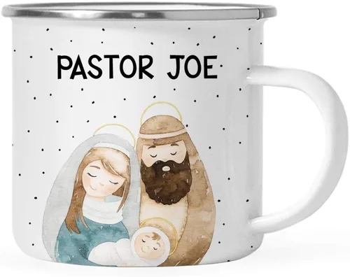Miniatura 12 de Andaz Press Taza de café personalizada de acero inoxidable de 11 onzas, regalo de broma, oso de acuarela, 1 paquete, ideas personalizadas de taza