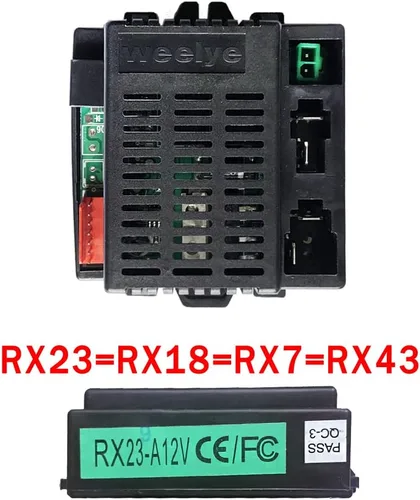 Miniatura 5 de Kit de conversión de caja de control de receptor Bluetooth Weelye RX18, RX43, RX23 CE 2.4G de 12 voltios para ruedas eléctricas, kit de control